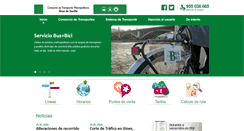 Desktop Screenshot of consorciotransportes-sevilla.com